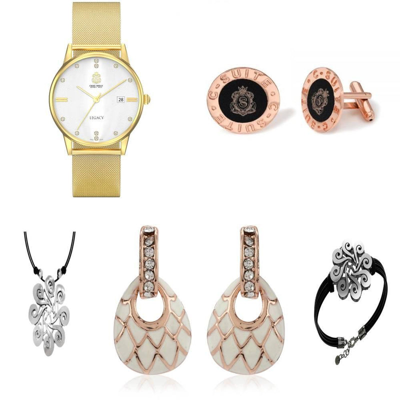 legacy-gold-watch-with-marrakesh-earring-rose-cufflinks-image