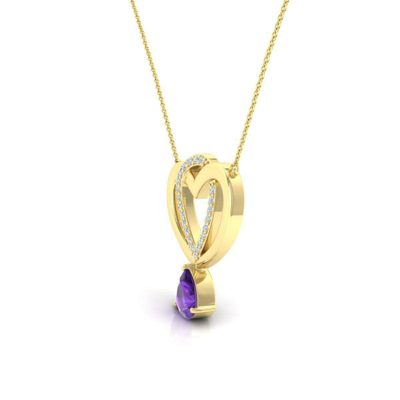 Purple Heart Necklace - Craig Shelly